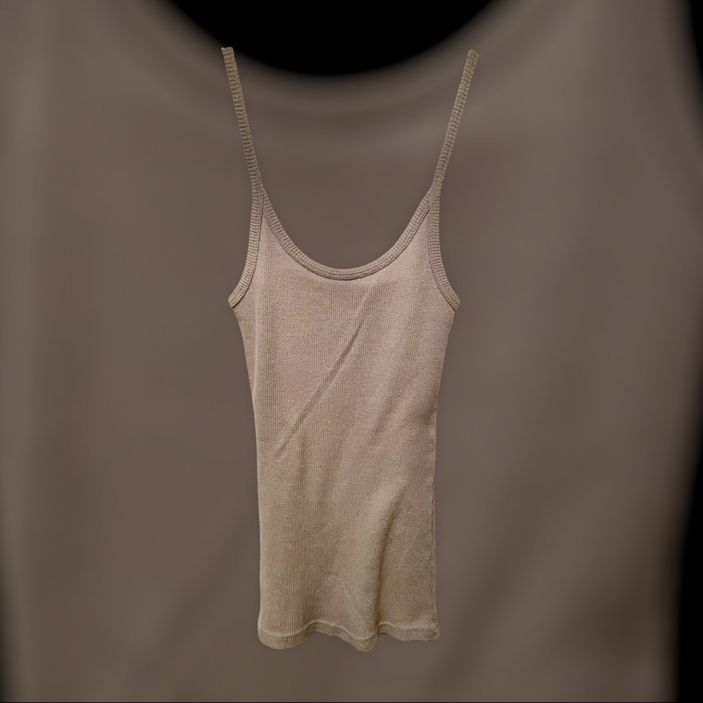 Threads Gray Tank w/Silver Sparkles